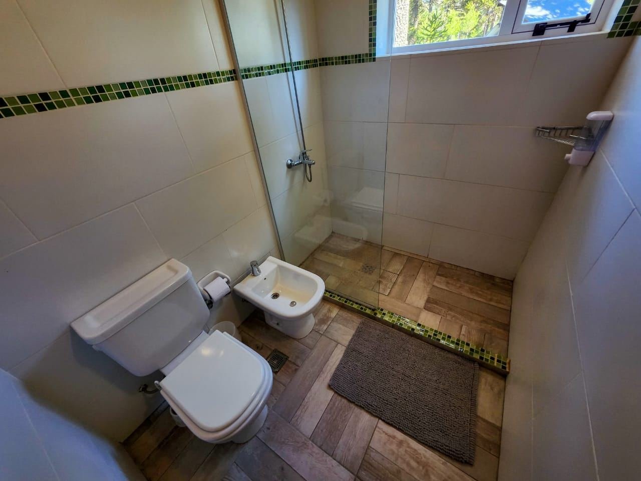 Baño con ducha y bidet